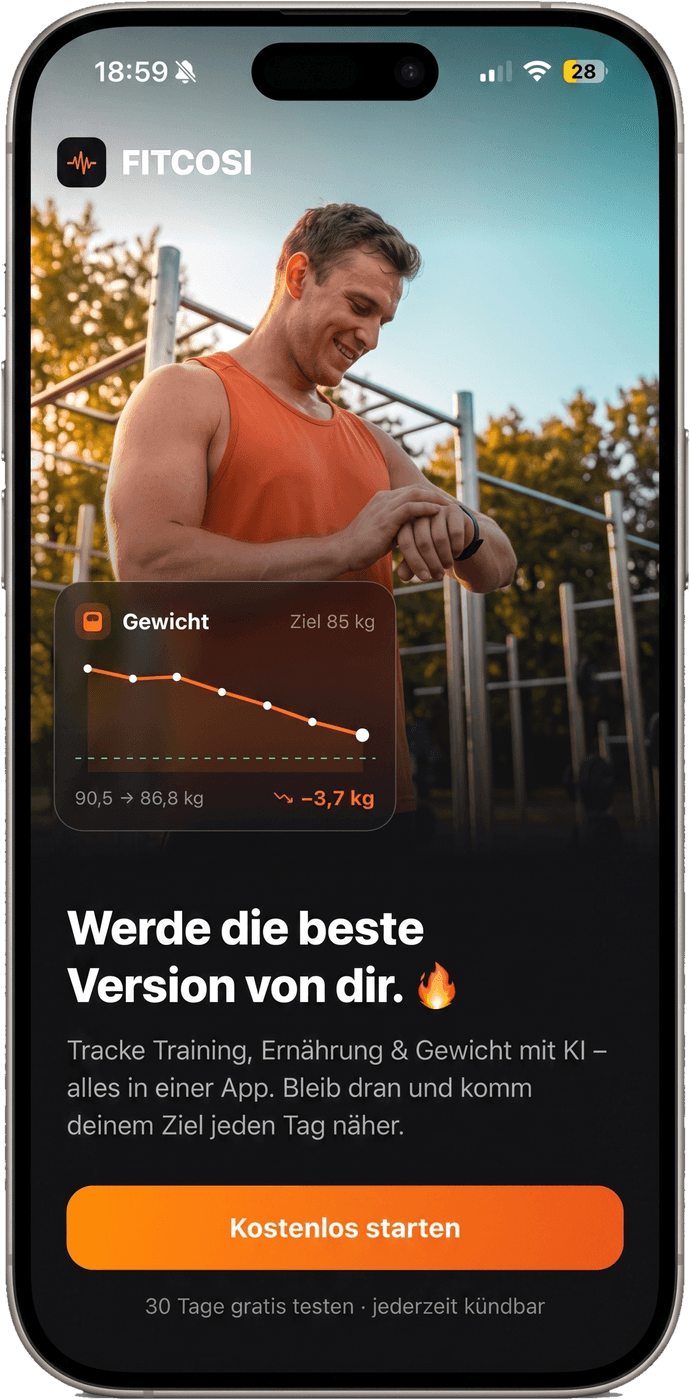 FITCOSI App auf dem iPhone